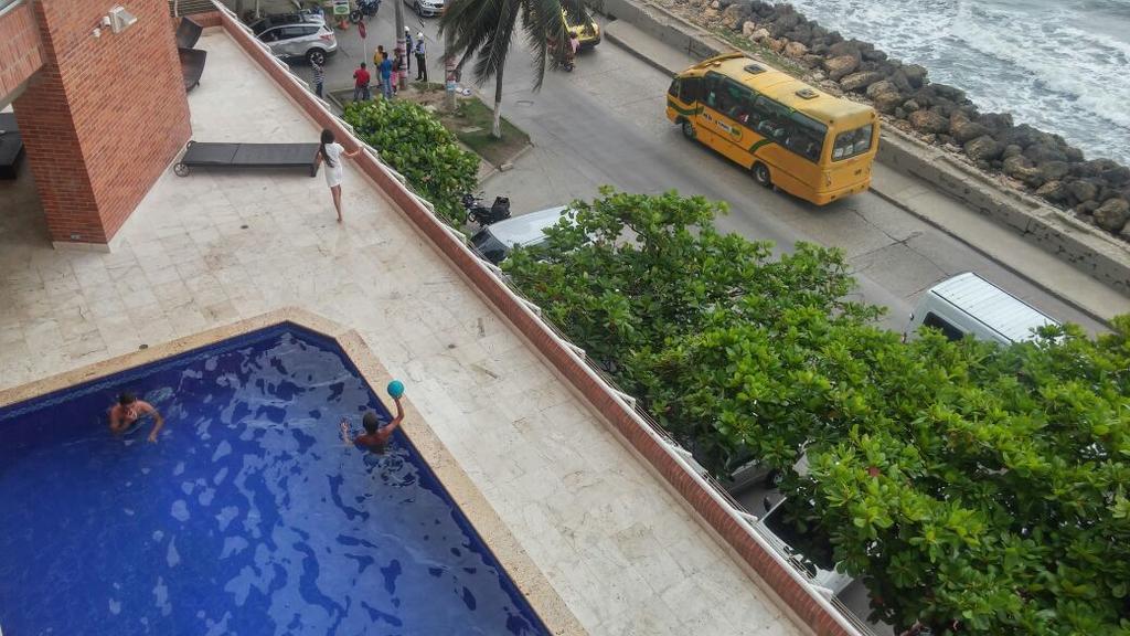Apto En Cartagena Ed Puerto Azul Vista Al Mar Apartment Exterior photo